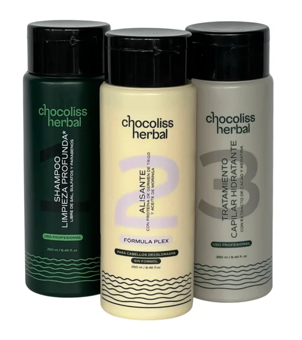 Kit alisante plex chocoliss herbal de 250ml